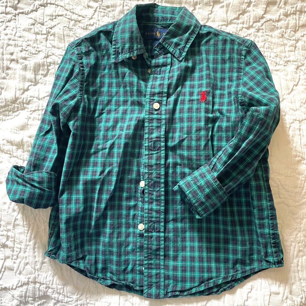 Boys Ralph Lauren button down shirt; size 4t